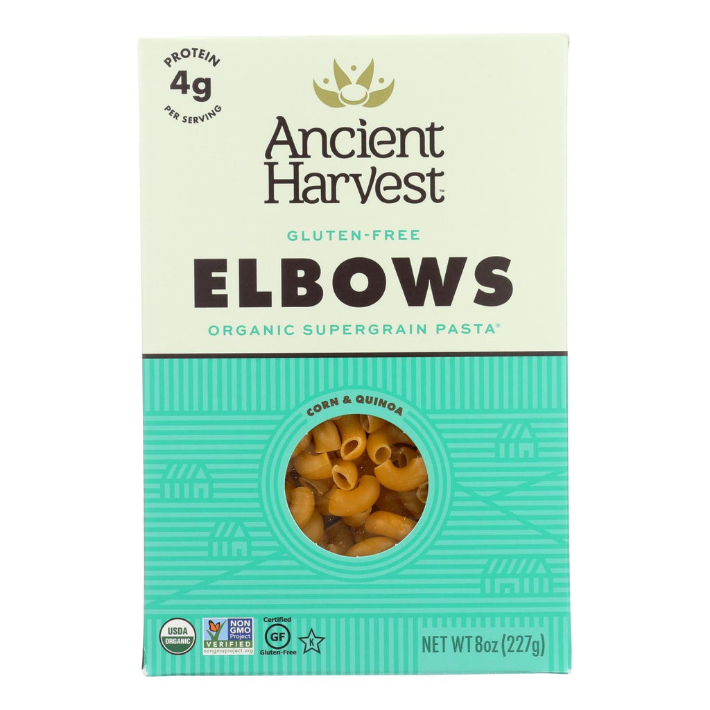 Ancient Harvest Organic Quinoa Supergrain Elbow Pasta (Pack of 12 - 8 oz.)