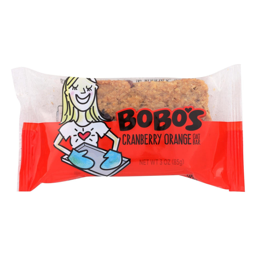 Bobo's All-Natural Oat Bars - 12-Pack, Cranberry Orange, 3 Oz Each