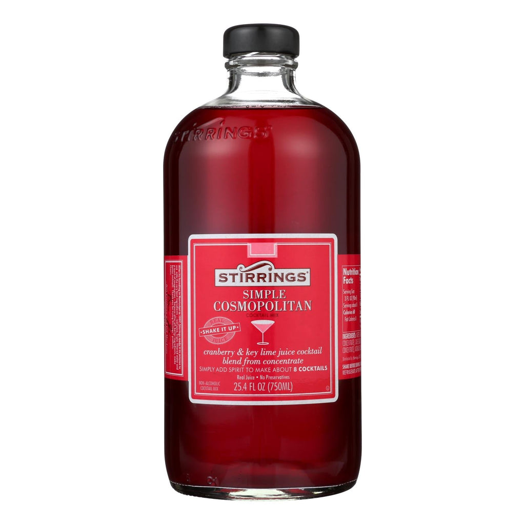 Stirrings Cosmopolitan Cocktail Mixer (6-Pack of 750 mL Bottles)