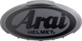 ARAI HELMETS, ARAI HELMETS 3D Arai Logo Duct - Metal Silver/Gray (Part 102111)