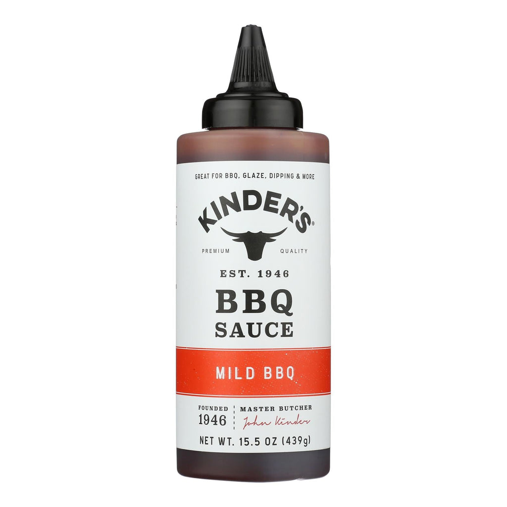 Kinder's Original Mild BBQ Sauce, Case of 6, 15.5 oz Each