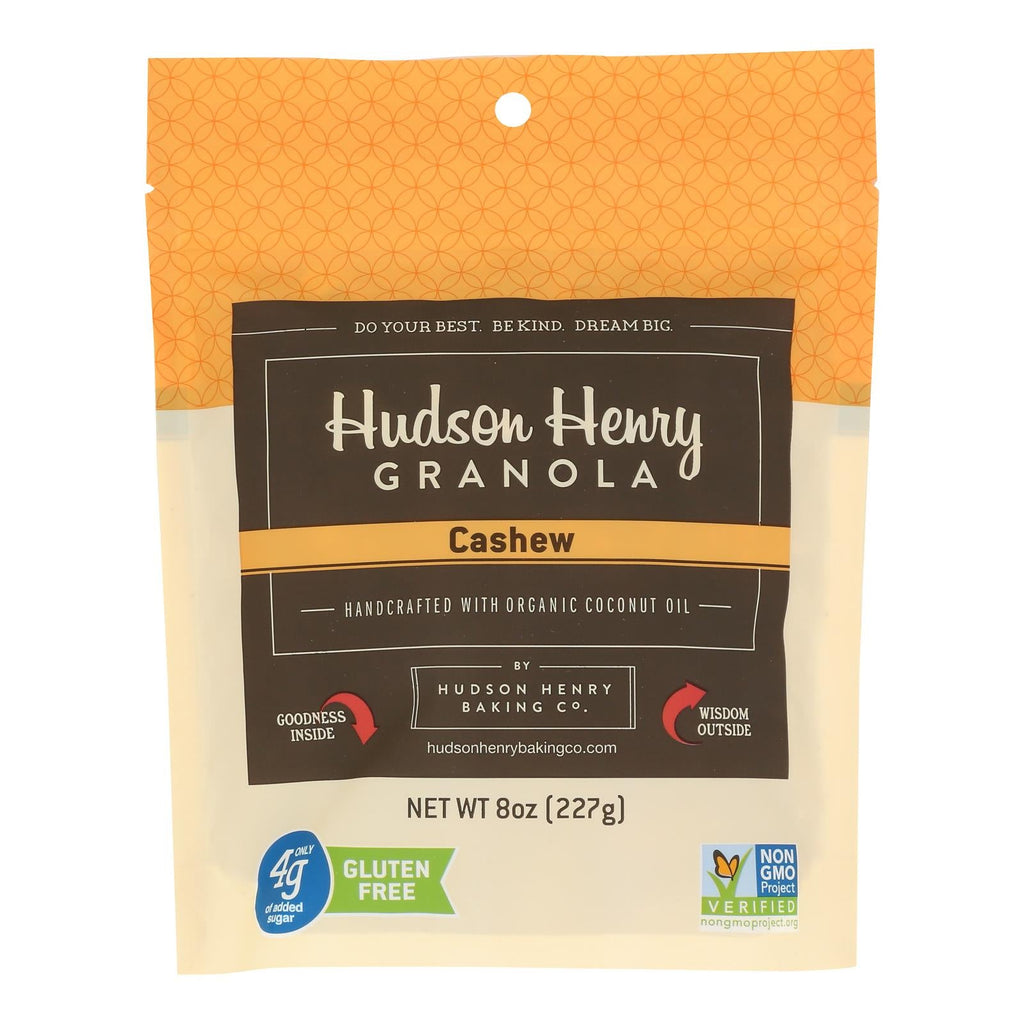Hudson Henry Cashew Granola, Case of 6, 8 Ounce Bags