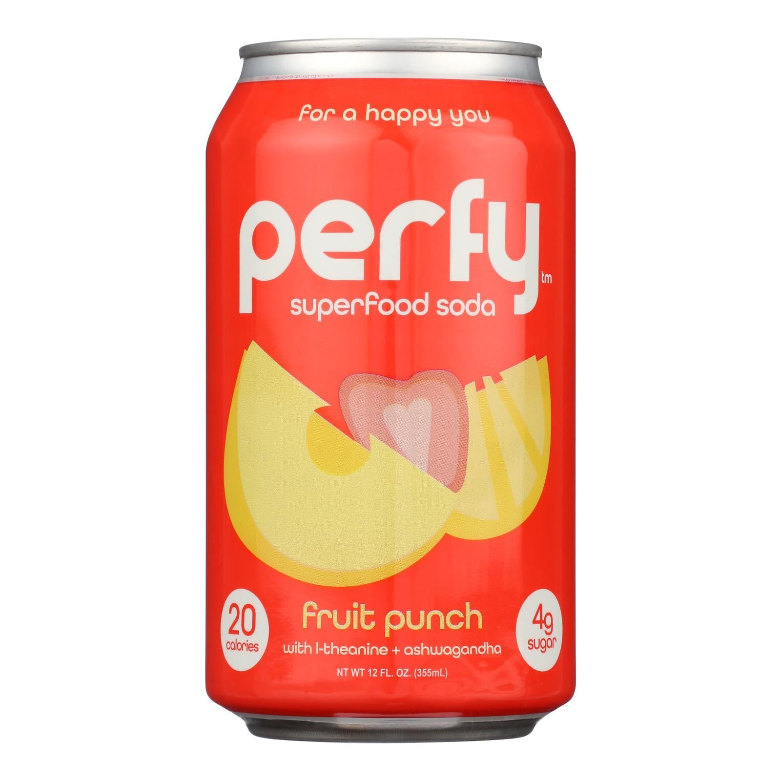 Perfy Fruit Punch Drink, Case of 12, 12 Fluid Ounce Cans