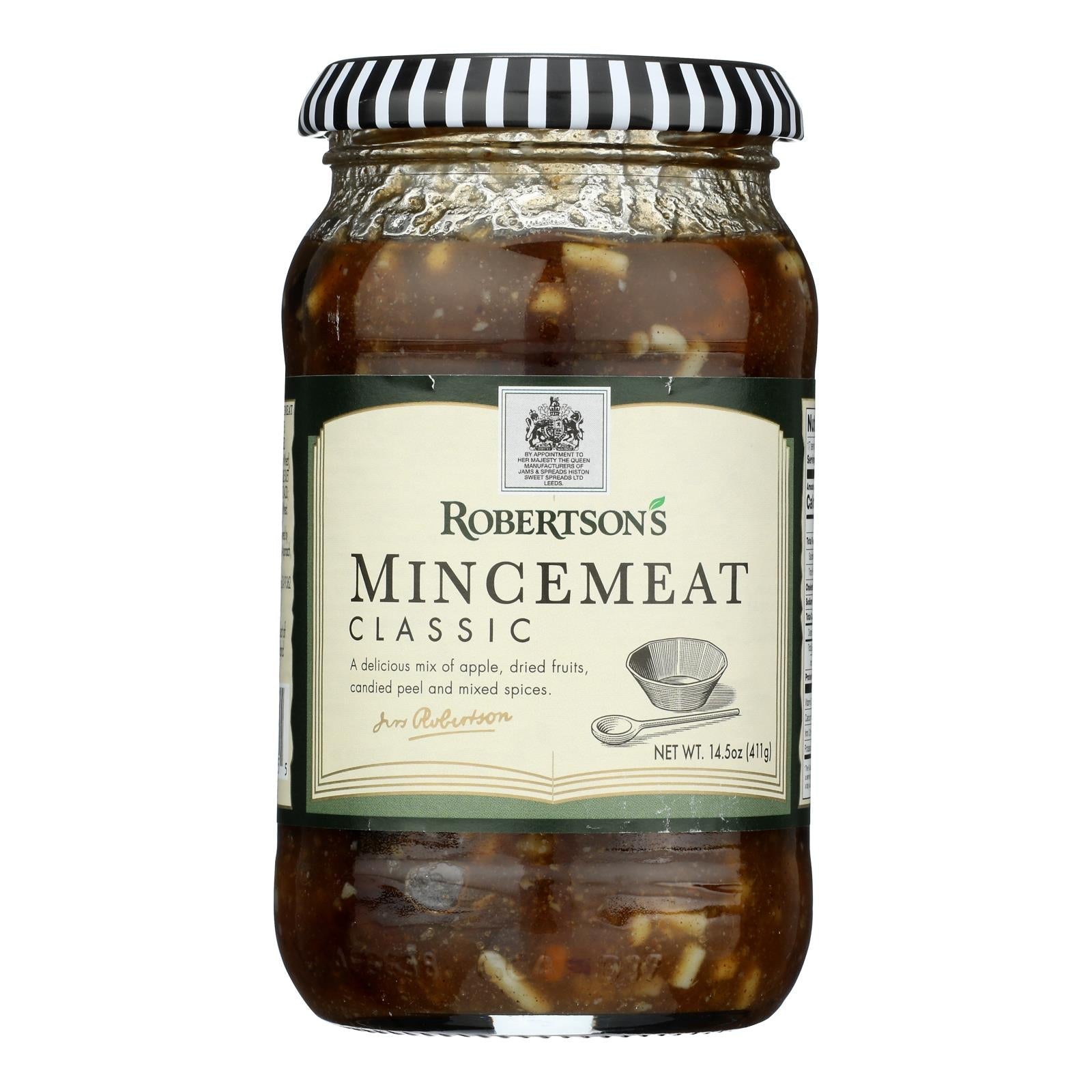 Robertsons Mincemeat, Case of 6, 14.5 Ounce Jars