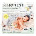The Honest Company Delish Letters Baby Diapers Size 5, 44 Count