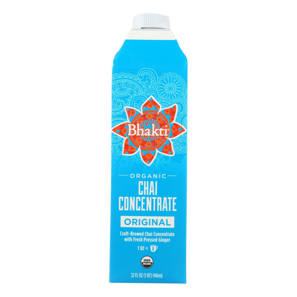 Bhakti Chai Concentrate, Case of 6, 32 Fluid Ounce