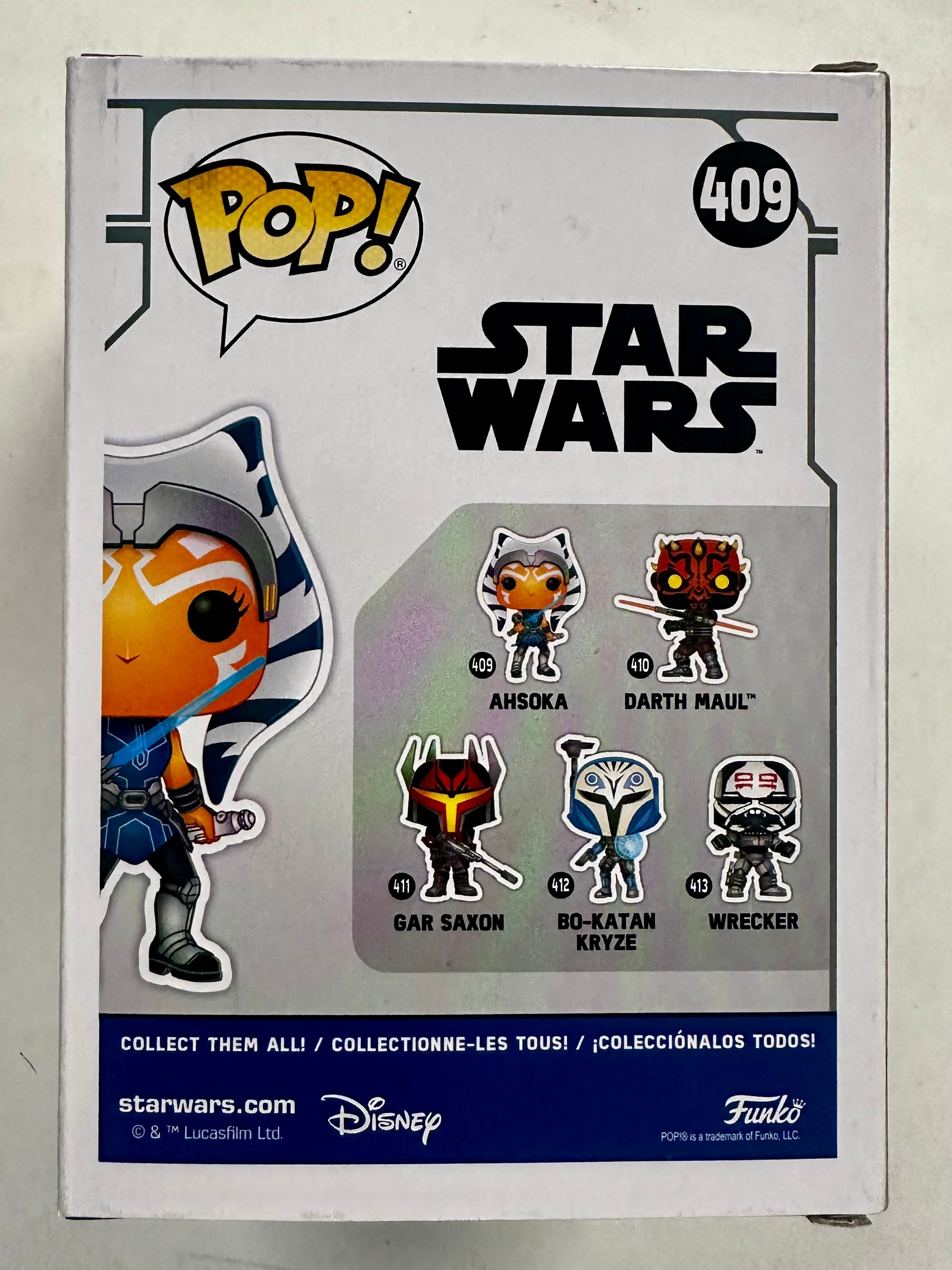 Funko Pop! Star Wars Ahsoka Tano #409 Disney 2020 Clone Wars