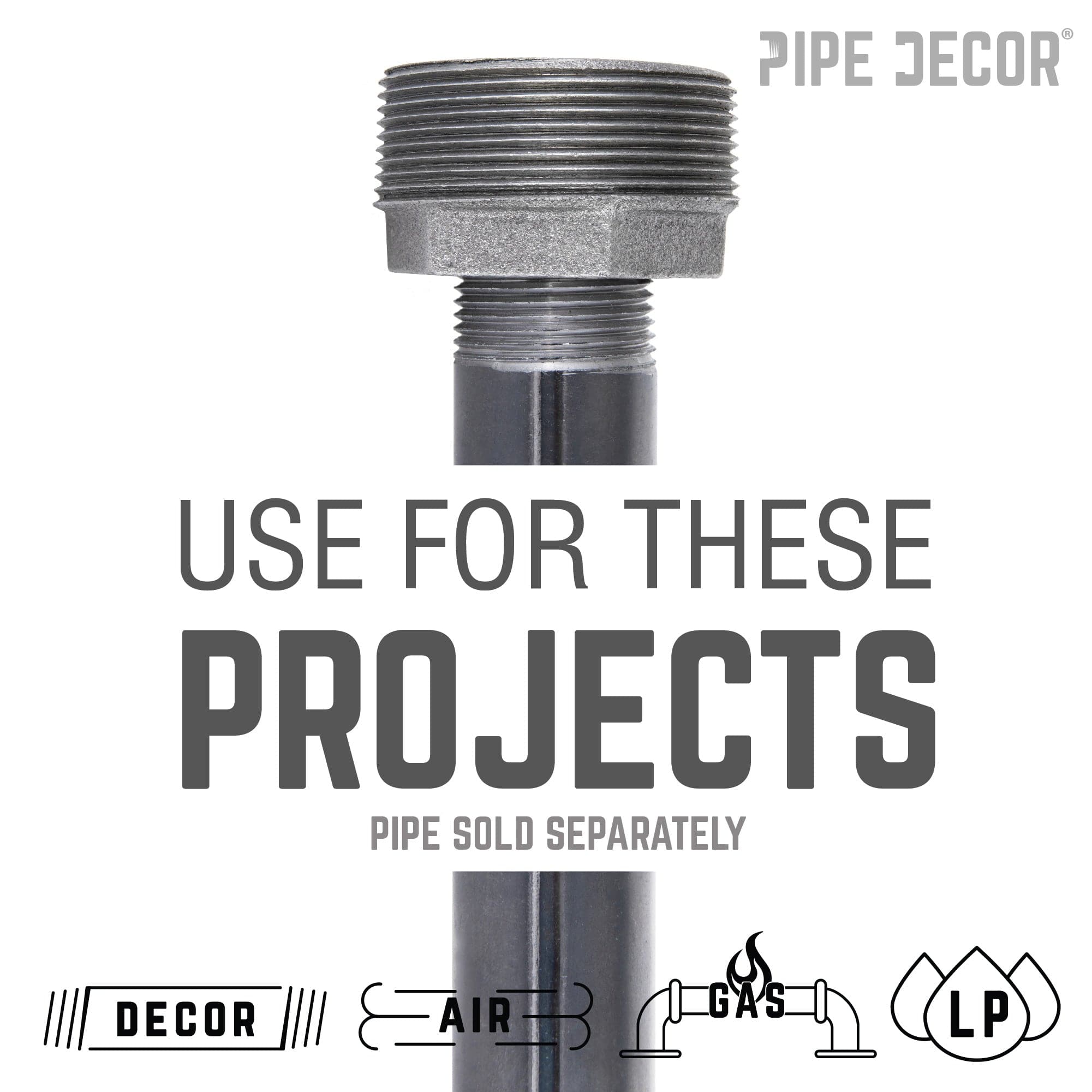 3/8 in. x 1/8 in. Black Bushing