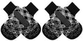 EXPAWLORER Anti Slip Dog Socks to Prevent Licking Paws, Dog Shoes for Hot Pavement, Dog Booties for Small Medium Large Senior Dogs, Traction Control Boots & Paw Protectors for Hardwood Floors