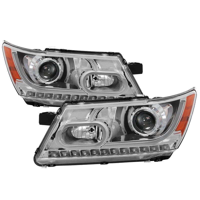 SPYDER xTune Dodge Journey 2009-2014 Light Bar DRL Projector - Black PRO-JH-DJ09-LBBRL-C 9036637