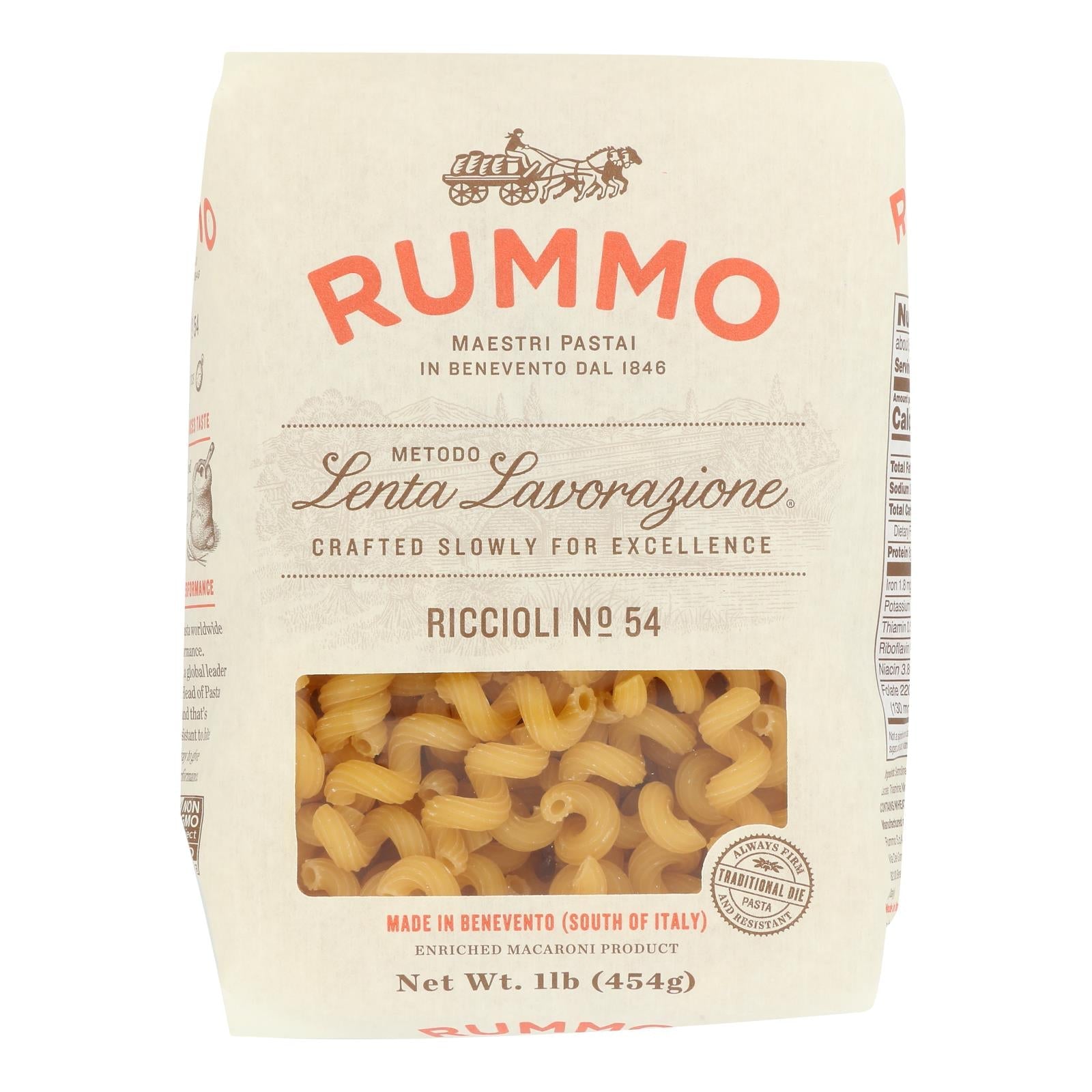 Rummo Riccioli Pasta, Case of 12, 16 Ounce