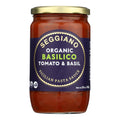 Seggiano Basilico Tomato And Basil Organic Pasta Sauce, Case of 6, 24 oz Jars