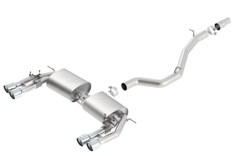Borla 13-15 Audi S3 S-Type Dual Round Rolled Catback Exhaust 140631