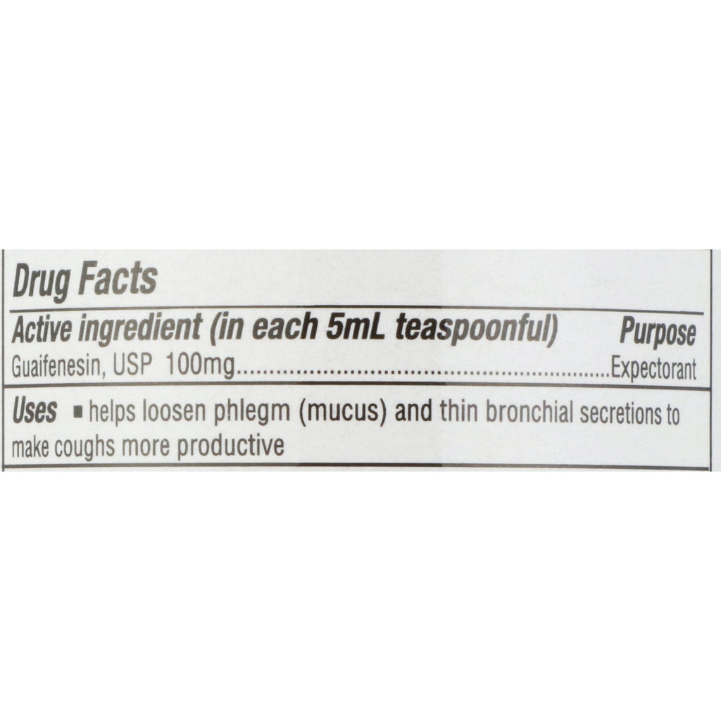 Geri-Care® Guaifenesin Cold and Cough Relief, 16-ounce Bottle QROB-16-GCP