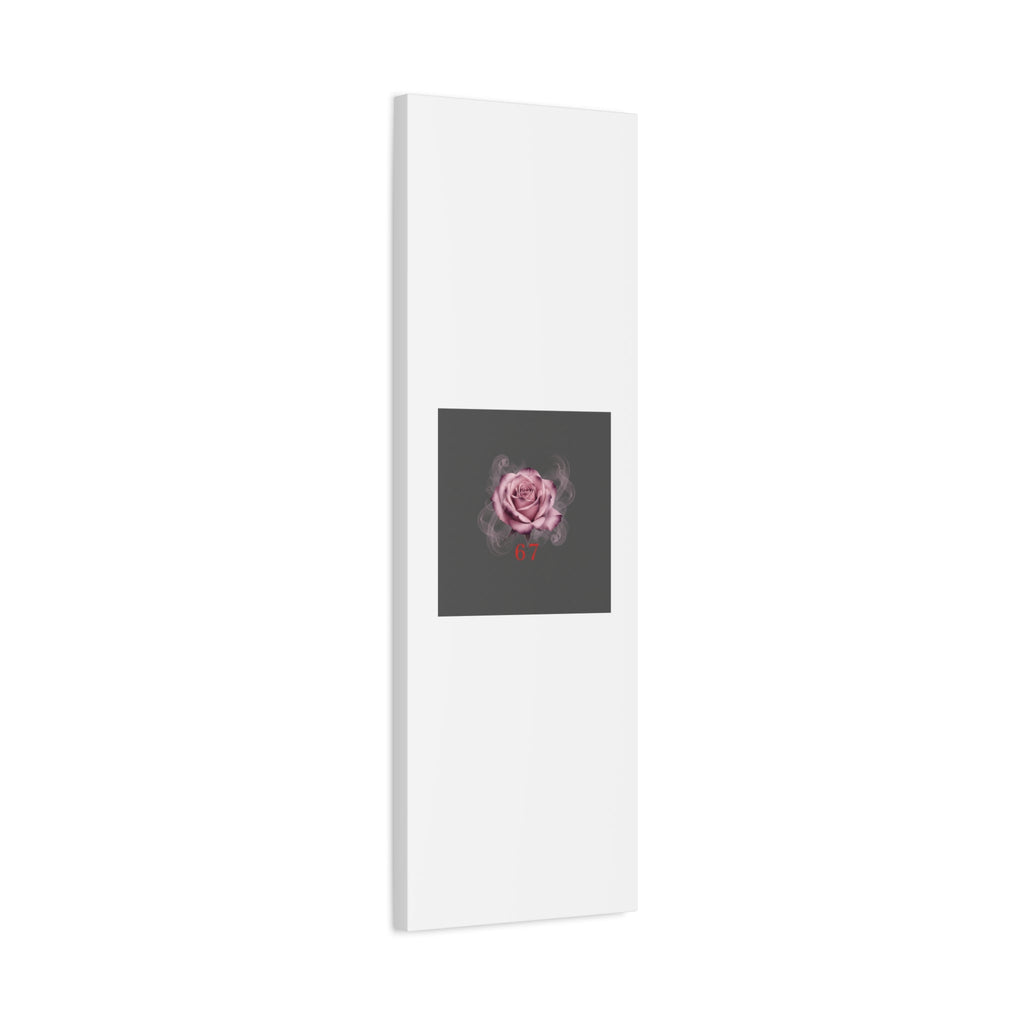 6 7 Valentine's Canvas | Viral Gothic Rose Wall Art | 6 7 Meaning Dark Romance