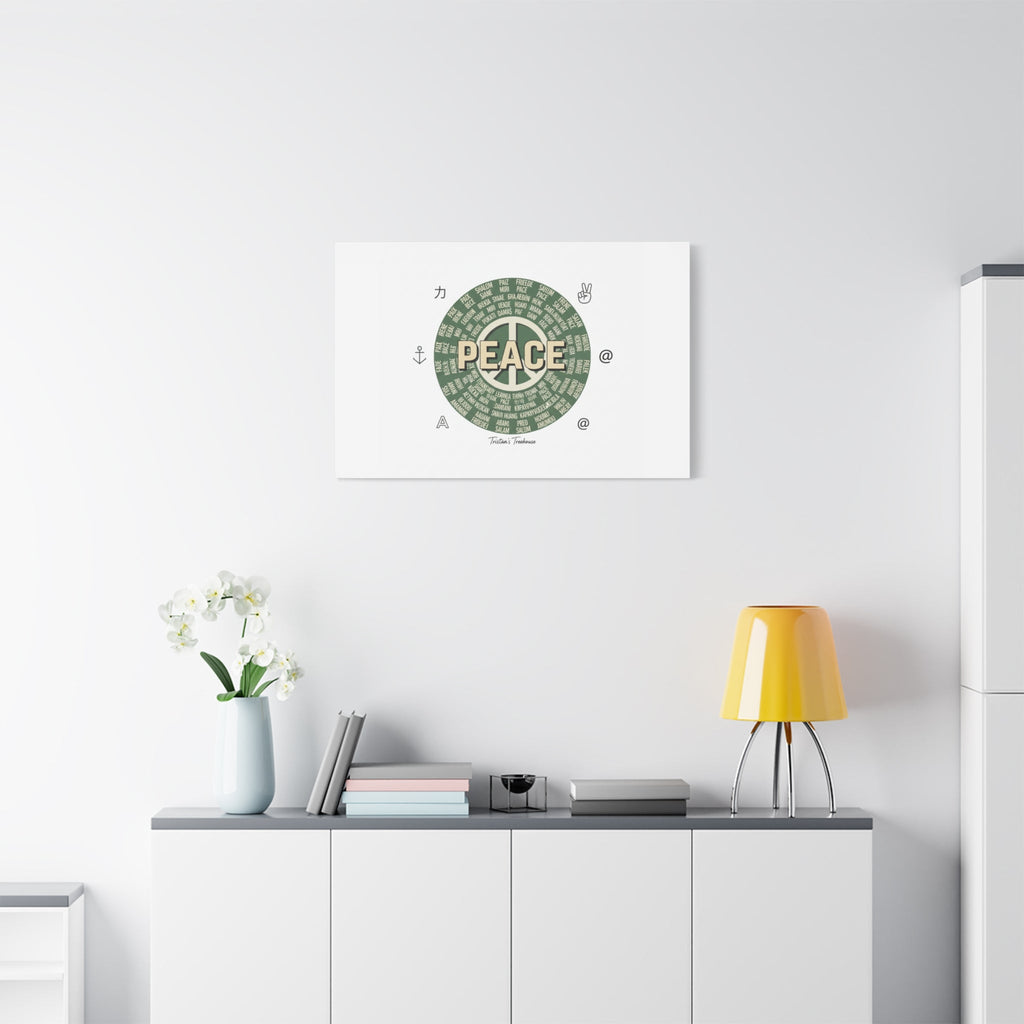 Peace doodle canvas | hand drawn sketch aesthetic, handwritten message