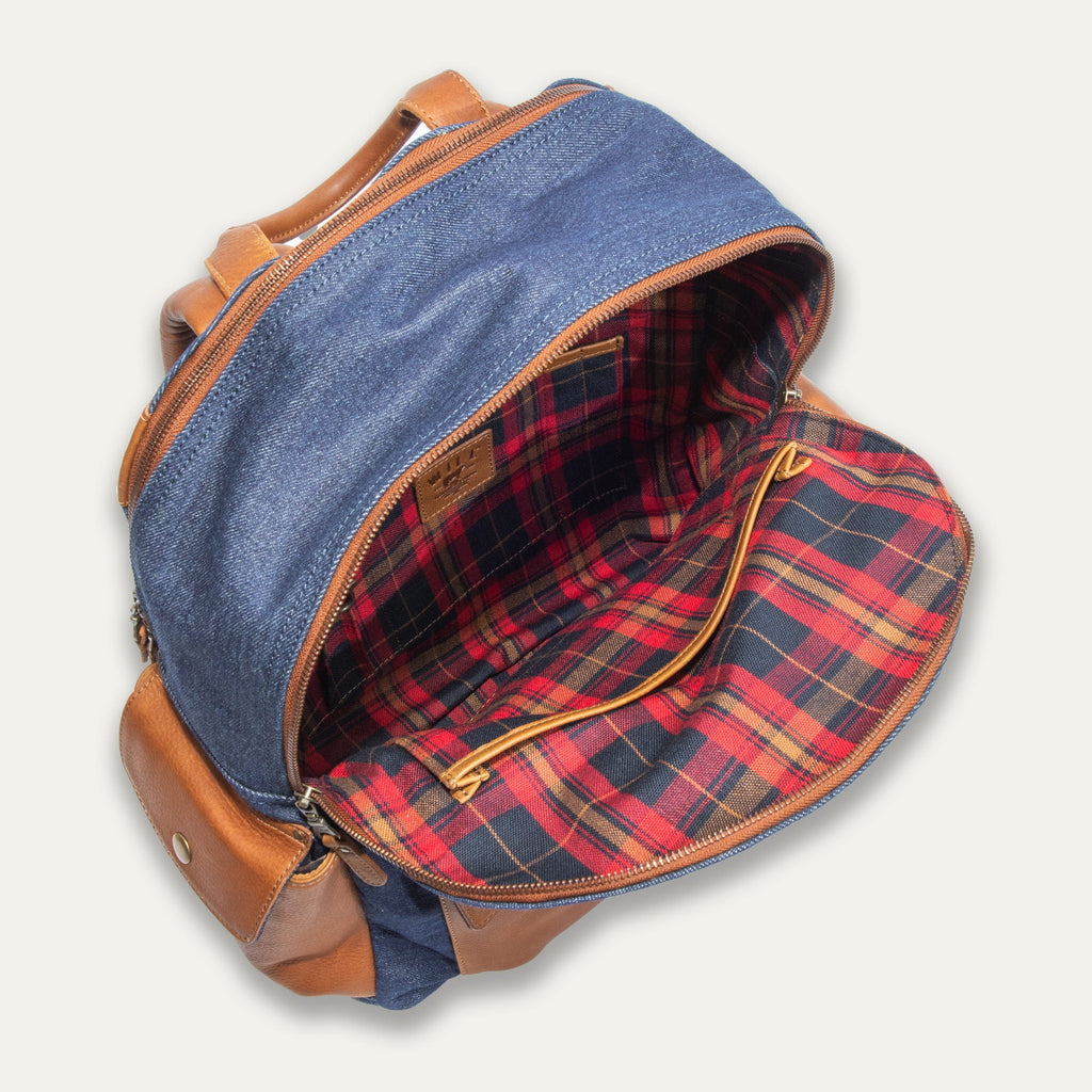 Canvas & Leather Backpack
