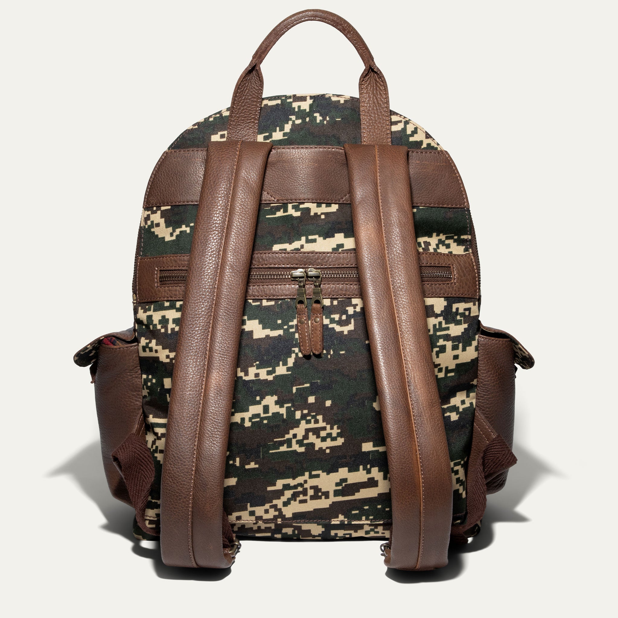 Canvas & Leather Backpack