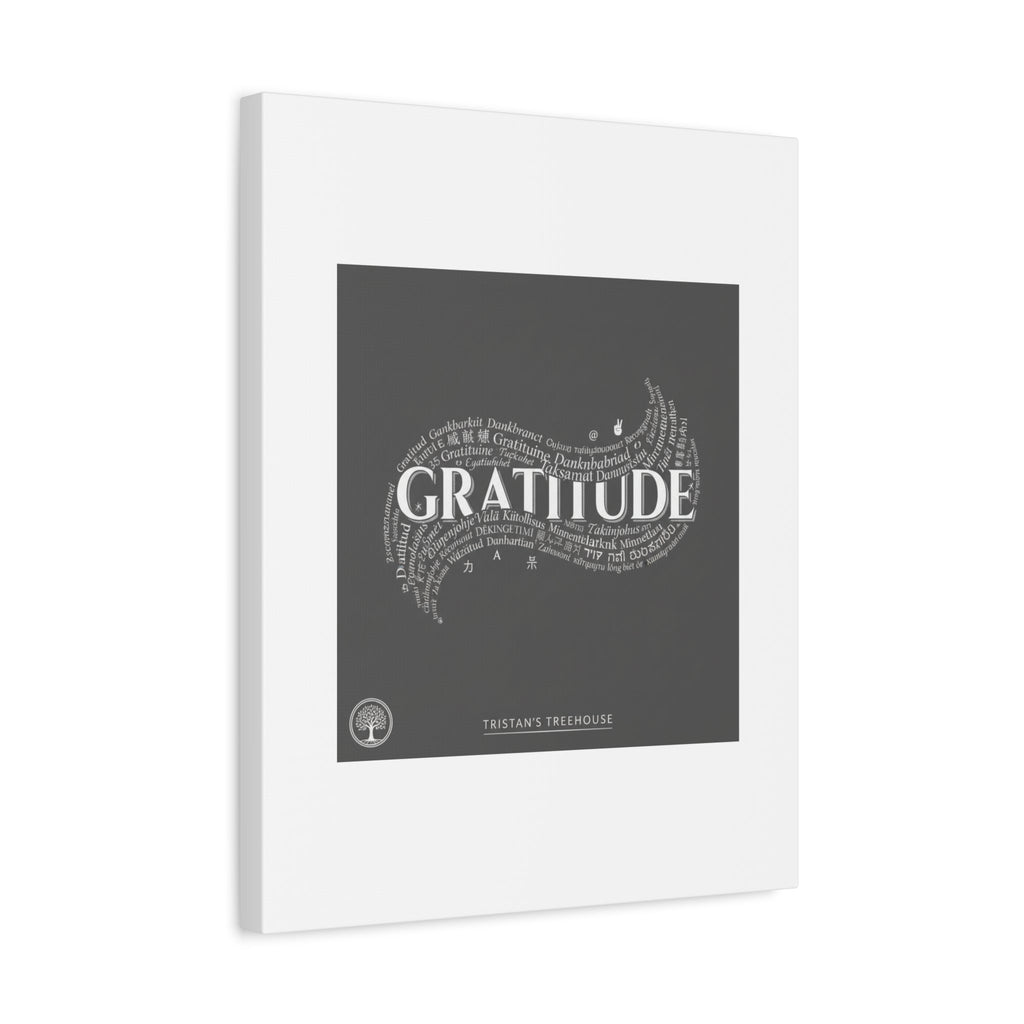 Gratitude Wall Art Matte Canvas | Tiny Treats, sweet uplifting print