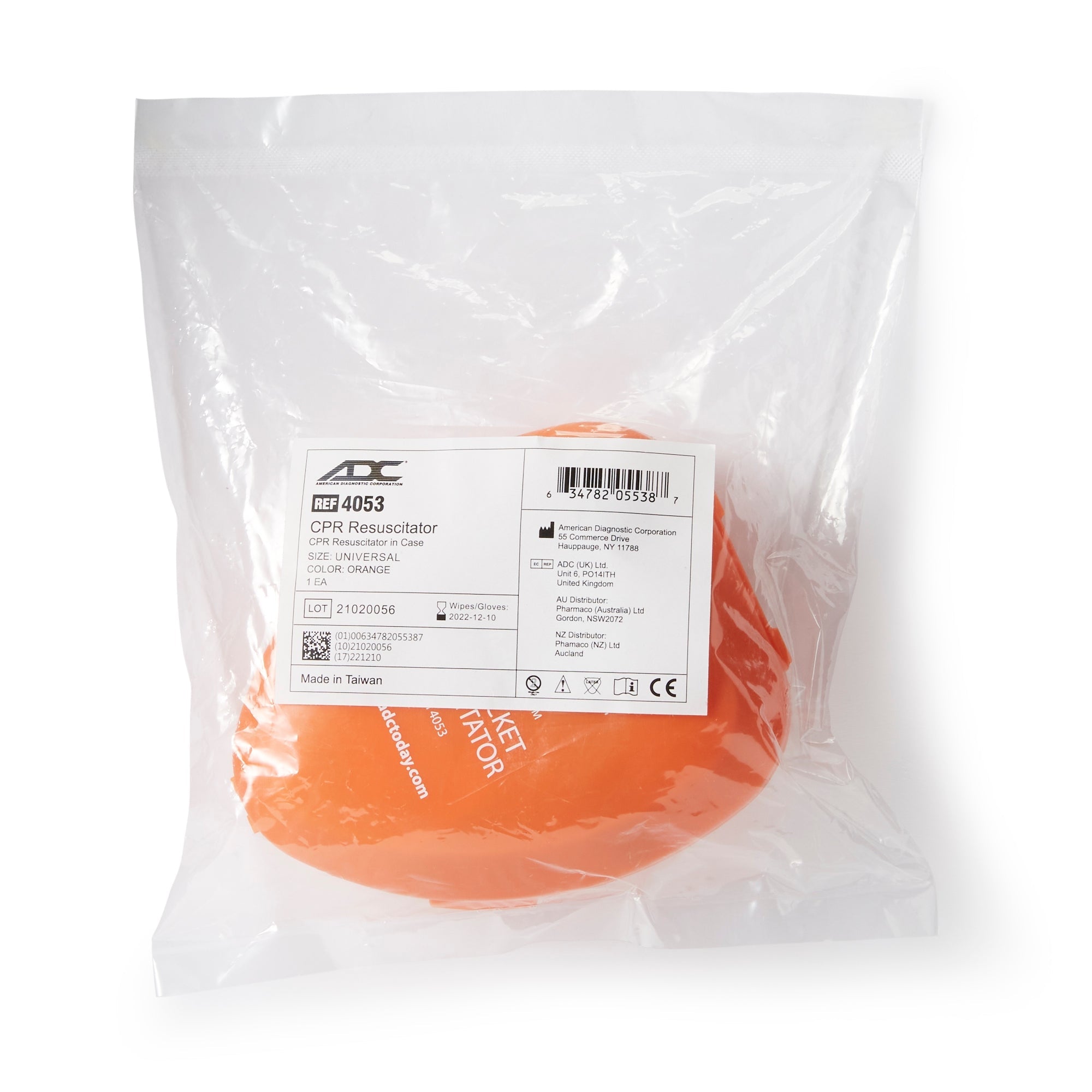 Adsafe™ CPR Pocket Resuscitation Mask 4053