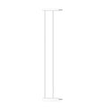 WAOWAO Triple Lock Baby Gate Extra Wide Pressure Mounted Walk Through Swing Auto Close Safety Black Metal Dog Pet Puppy Cat for Stairs,Doorways,Kitchen 25.59"-81.49" inch(White, 4.72"/12cm)