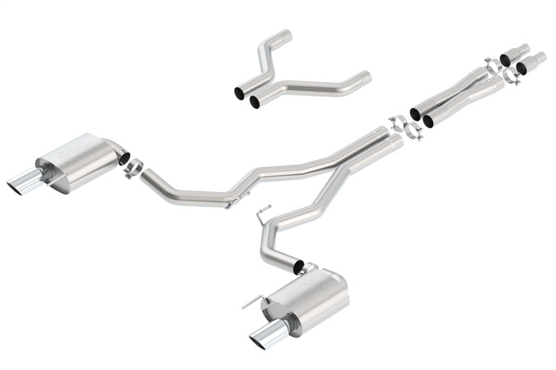 Borla Atak Cat-Back 15-17 Ford Mustang GT 5.0L V8 MT/AT 3in pipe 4in tip 140630