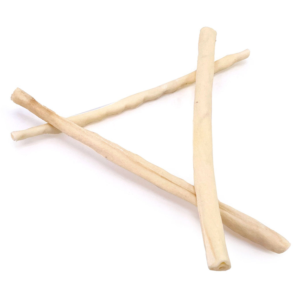 ValueBull USA Retriever Rolls for Small Dogs, Premium Rawhide, Thin 10 Inch, 25 Count