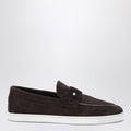 CHRISTIAN LOUBOUTIN Elegant Suede Loafers for Men
