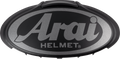 ARAI HELMETS, ARAI Helmets 3D Arai Logo Duct - Black and Light Gray for Contour-X Helmets, Part 102104