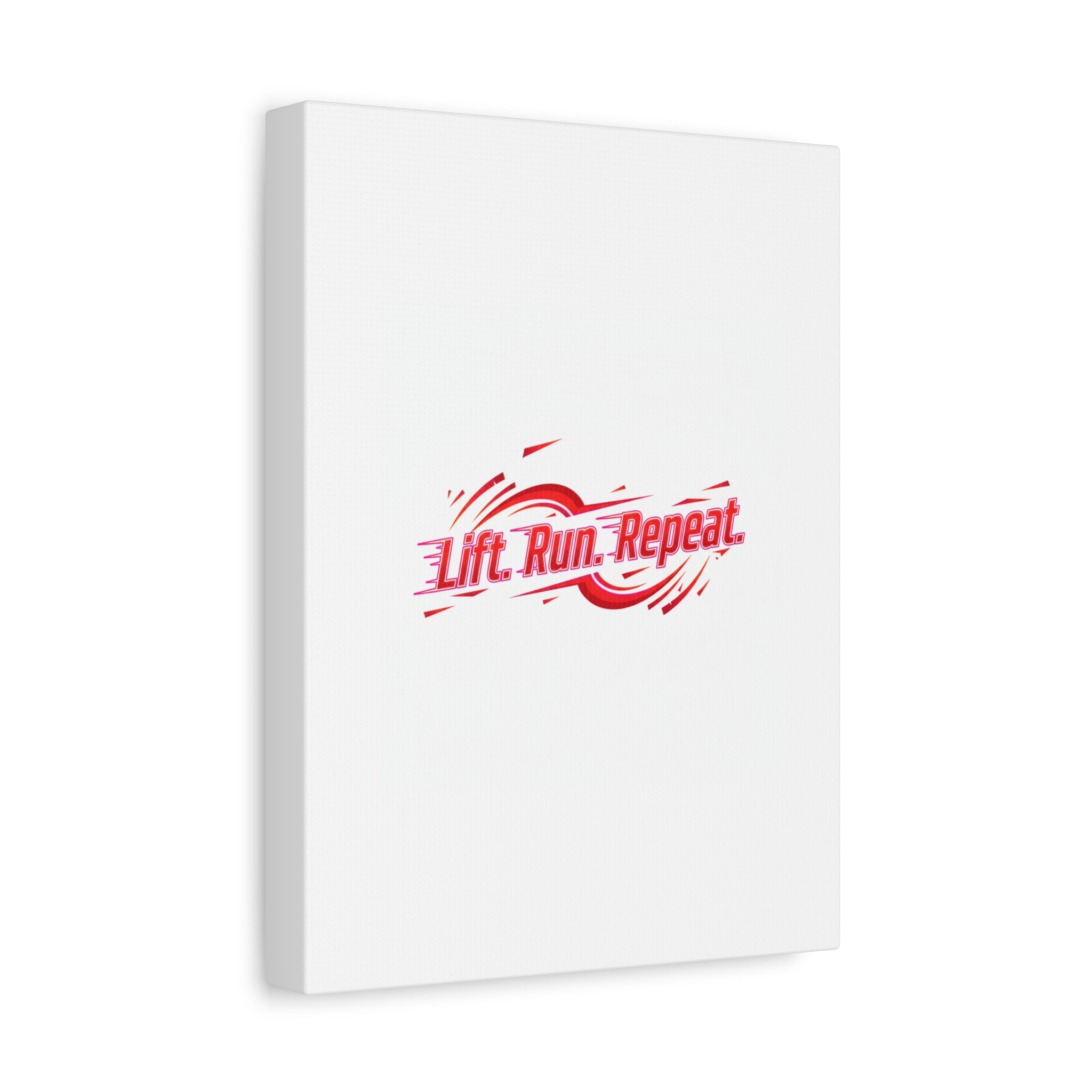 Lift Run Repeat Canvas | Fitness Wall Art, Gym Motivation