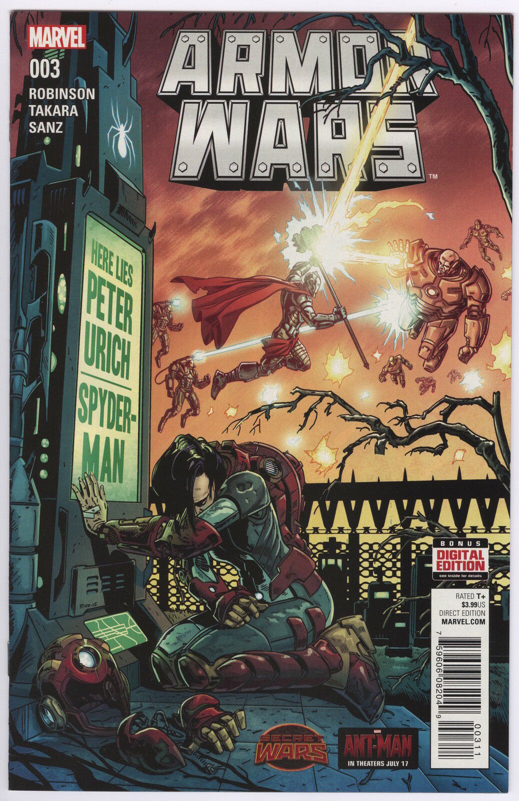 Armor Wars 1-5 Complete Secret Wars Comic Lot Run Set 1st Print Collection