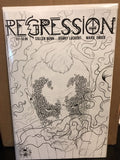 Regression #1 CVR C Variant Danny Luckert Spawn Monthly  NM+ Black And White B&W