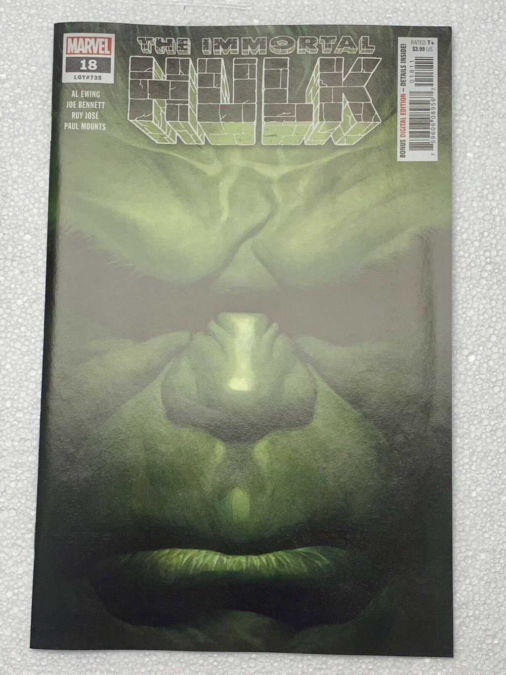 Immortal Hulk #18 Cover A First Appearance Of The New Abomination Marvel 1st