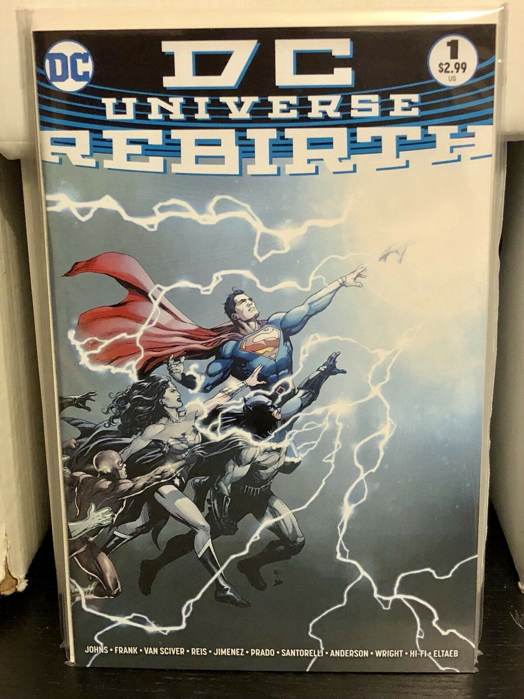 DC Universe Rebirth #1 Ivan Reis Cover And Regular A Batman Superman Flash Green