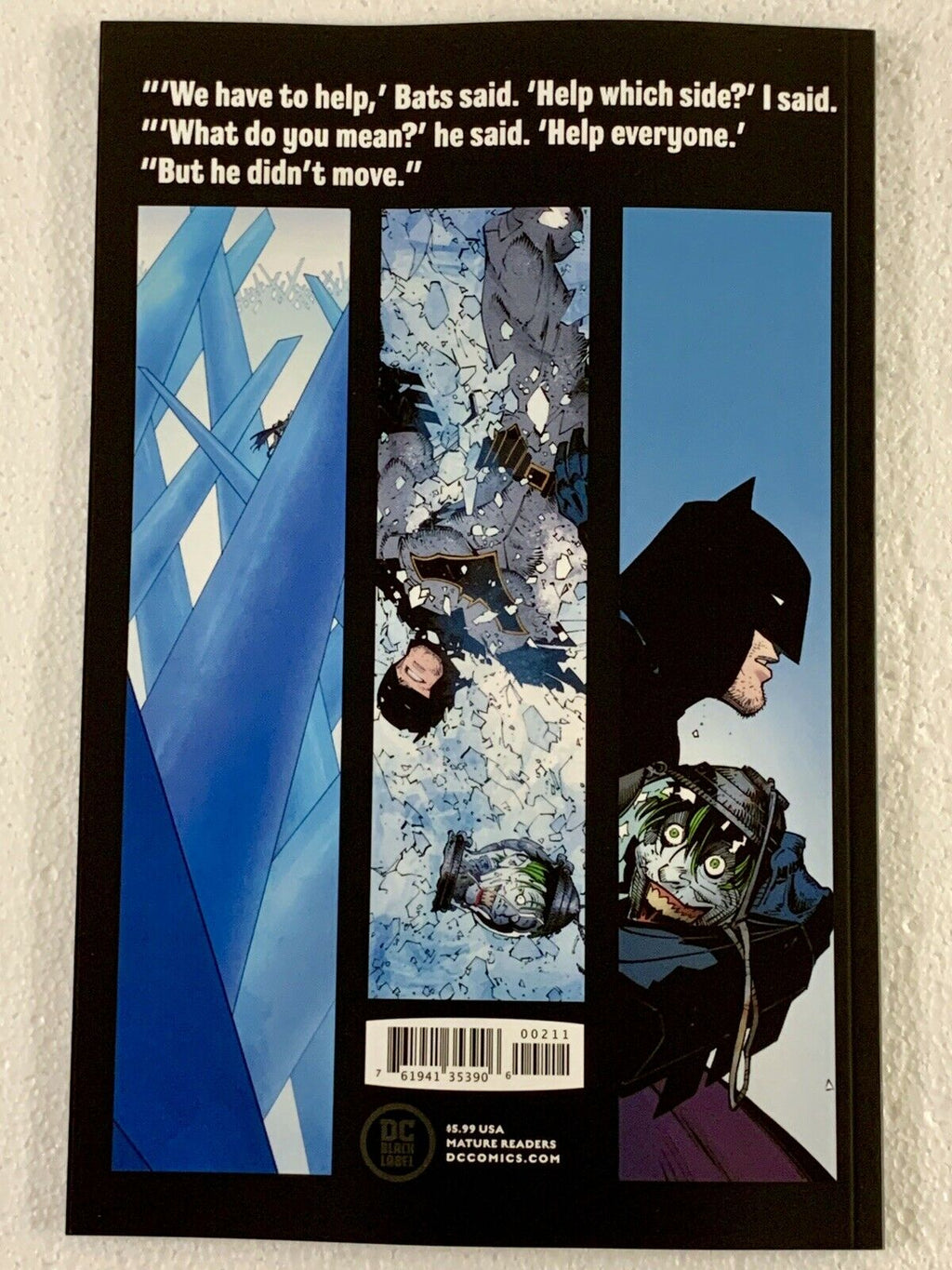 BATMAN LAST KNIGHT ON EARTH #2 Greg Capullo Bane Cover B 2019 Black Label