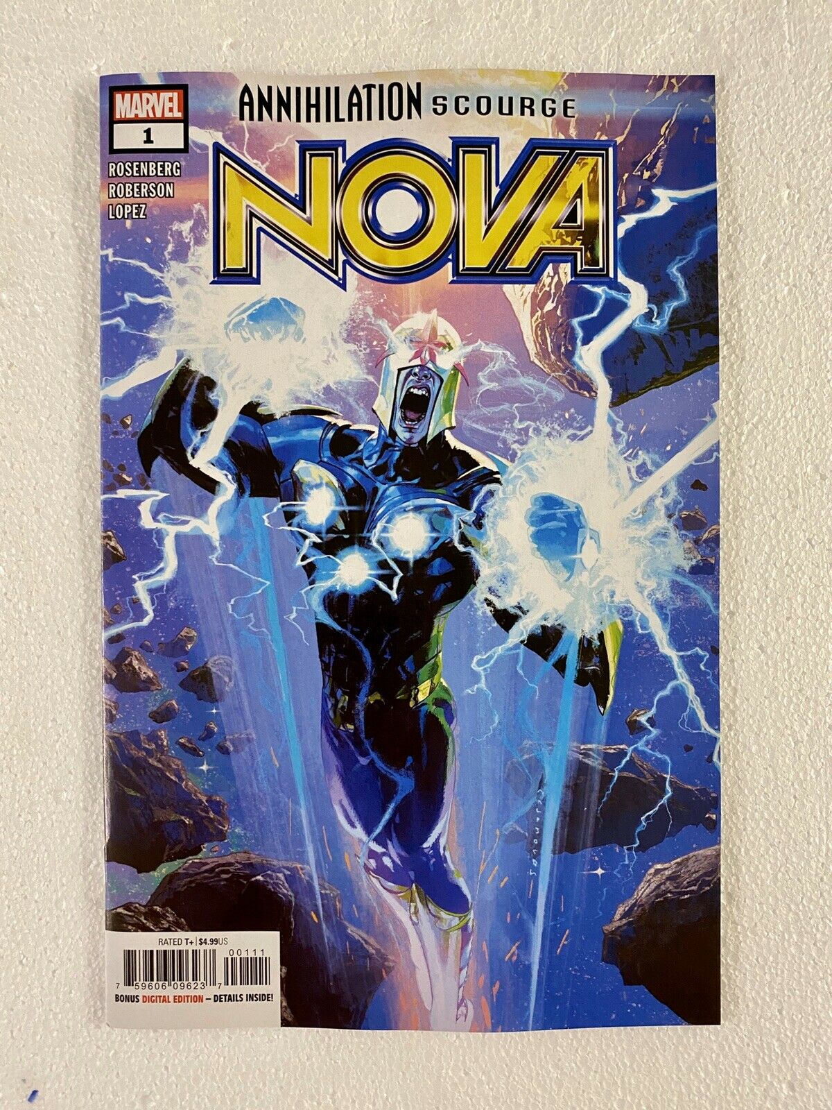 Annihilation Scourge Nova #1 Casanovas Cover A 2019 Marvel Comics