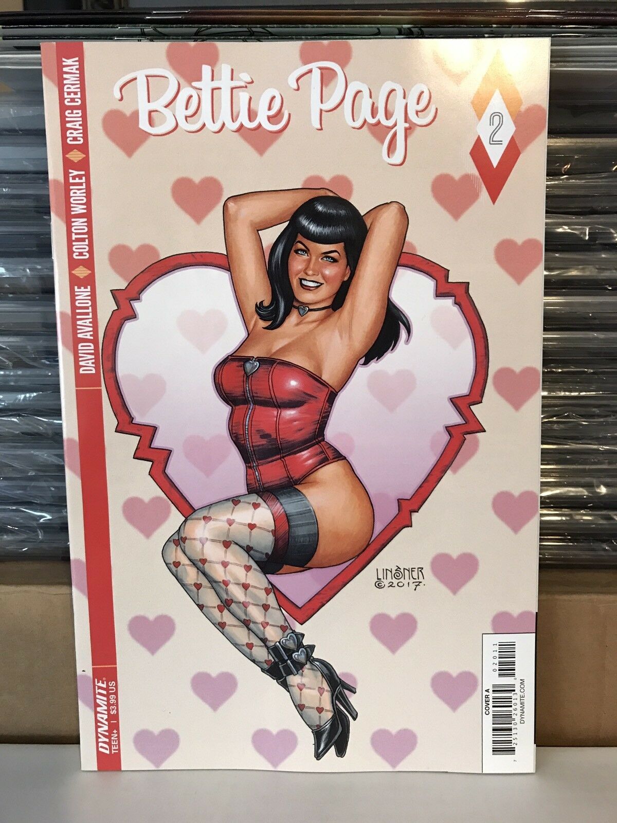Bettie Page #2 Linsner Cover Dynamite Archie Veronica Riverdale
