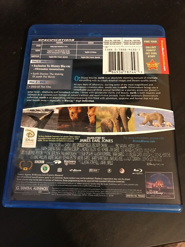 Disneynature - Earth (Blu-ray Disc, 2009)