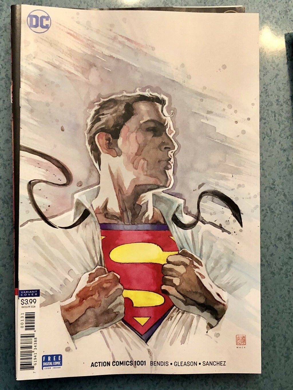 Action Comics #1001 David Mack Cover C Variant DC Bendis Gleason Sanchez