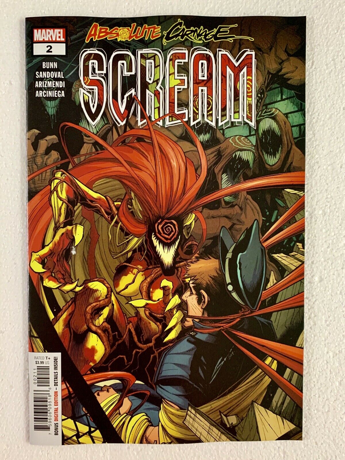 Absolute Carnage Scream #2 Gerardo Sandoval Cover A 2019 Marvel Comics