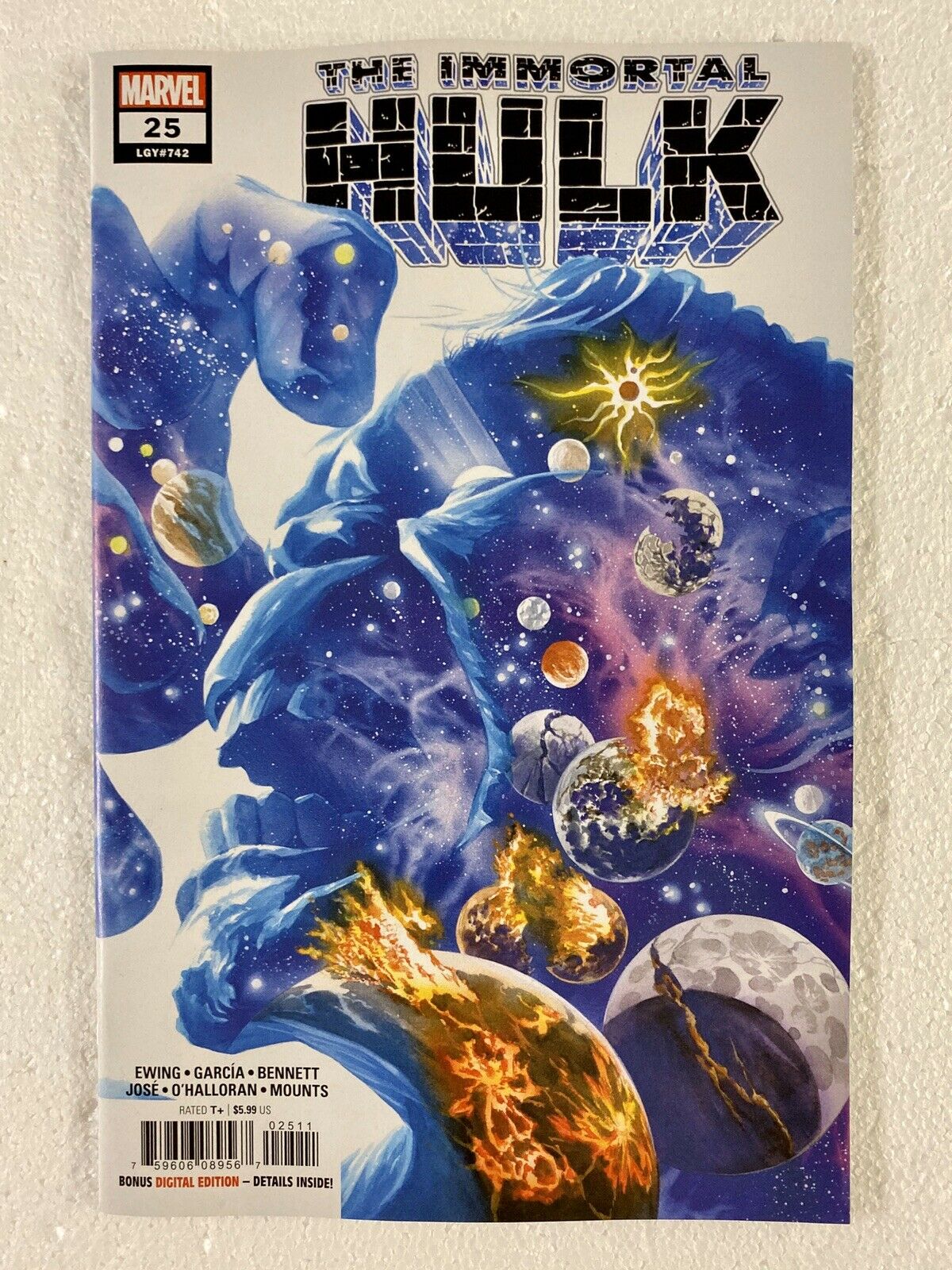 The Immortal Hulk #25 Alex Ross Cover A 2019 Marvel Comics