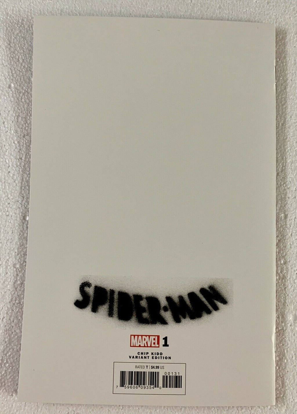 Spider-Man #1 Chip Kidd Die Cut Cover C Variant 2019 Marvel Comics J.J. Abrams