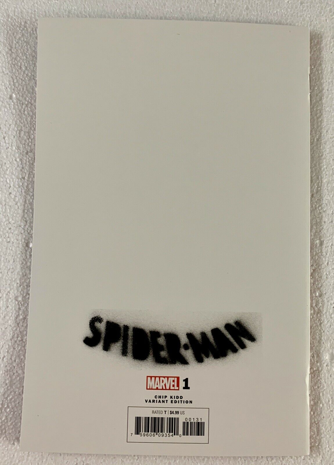 Spider-Man #1 Chip Kidd Die Cut Cover C Variant 2019 Marvel Comics J.J. Abrams