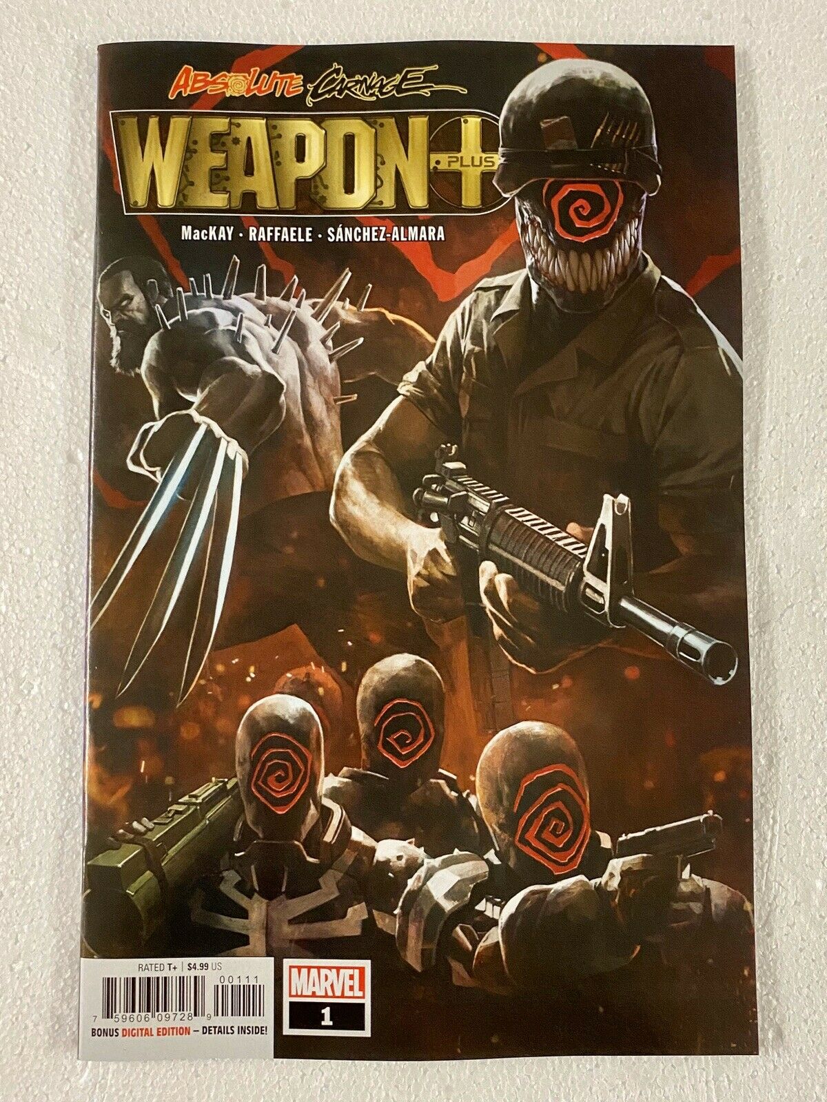 Absolute Carnage Weapon Plus 1 Skan 2019 Marvel Comics First Appearance Weapon V