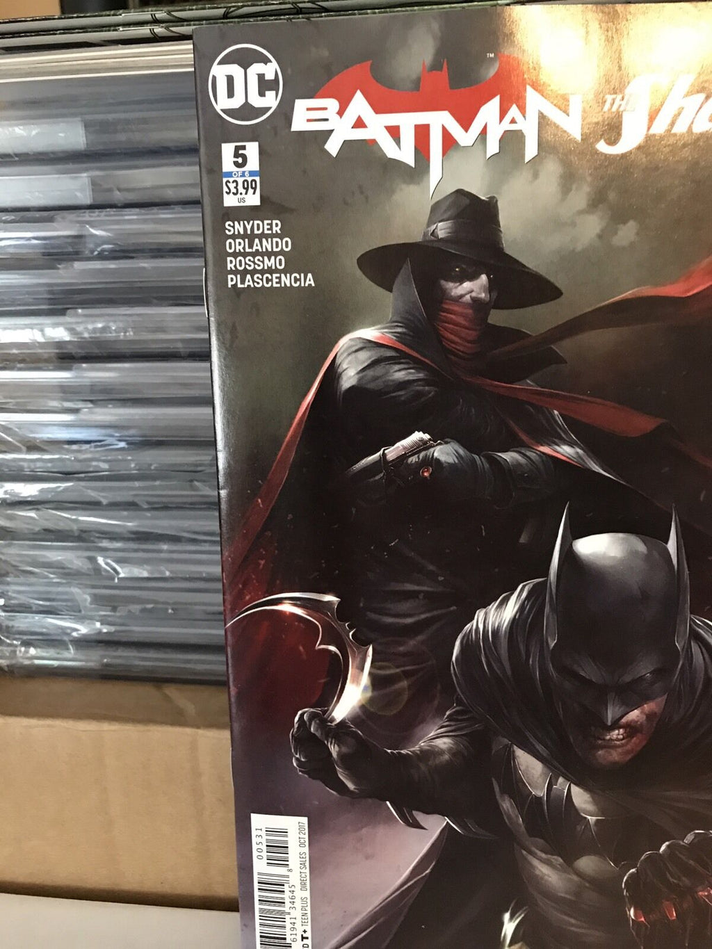 Batman The Shadow #5 Francesco Mattina Variant Rebirth DC Comics
