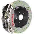 Brembo 11-16 528i Front GTR BBK 6 Piston Billet 365x34 2pc Rotor Drilled- Nickel 1N1.8509AR