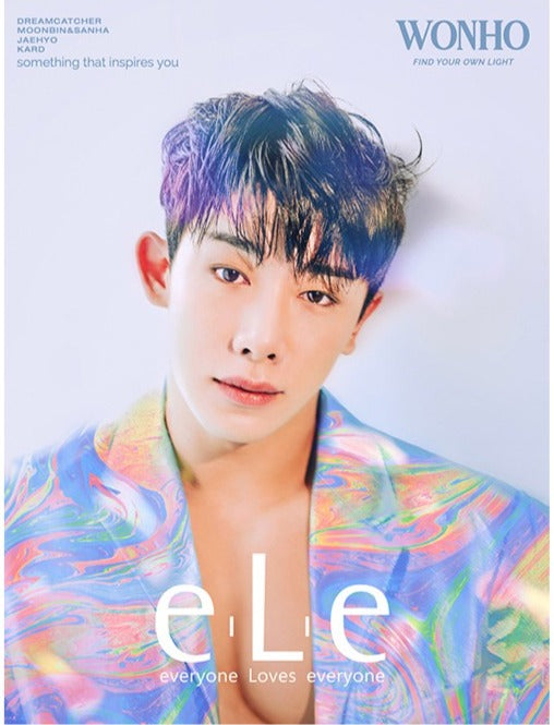 Official Magazine E.L.E Vol.2 (Cover:  Wonho Content: Astro, Dreamcatcher, Verivery)