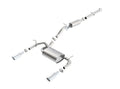 Borla 12-16 Jeep Wrangler V6 4WD Cat-Back 2.5in x 2in Single Square Rolled Angle Cut Split Rear 140460