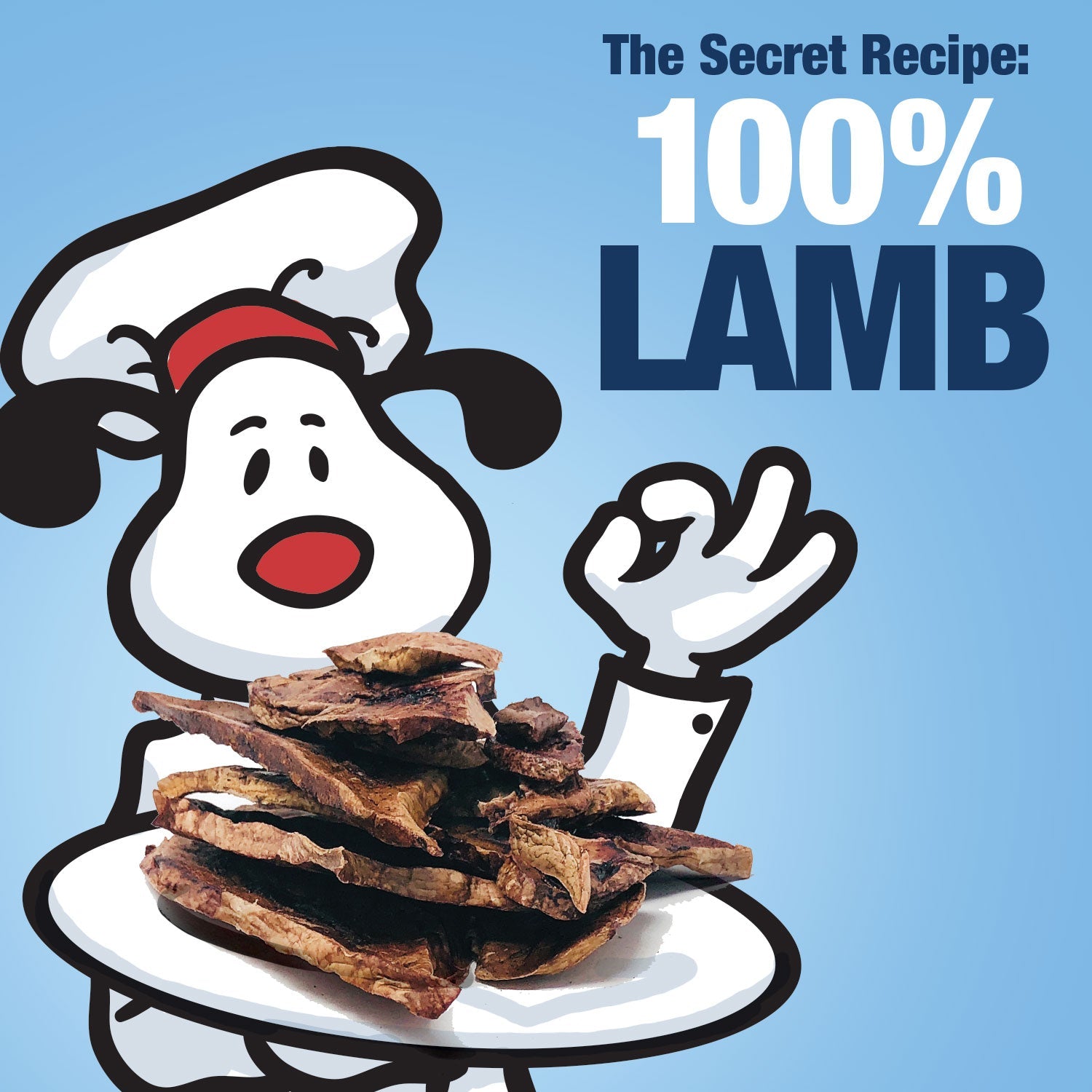 ValueBull Lamb Lung Dog Chews, Sliced, 1 Pound