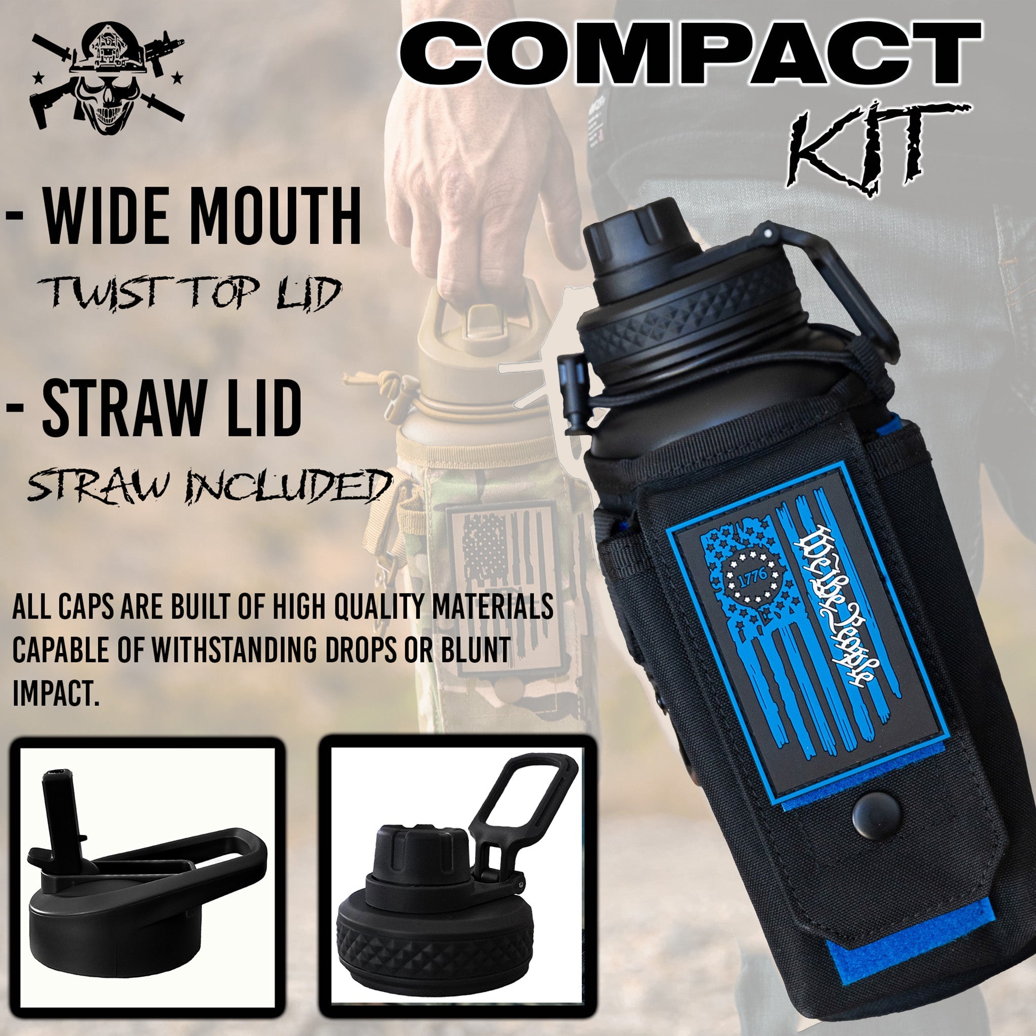 32oz Compact Battle Bottles - PhishStones Products